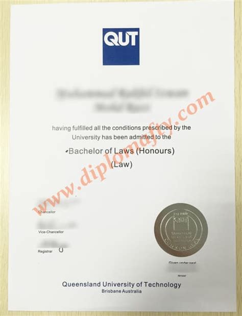 昆士兰科技大学毕业证QUT文凭成绩单补办
