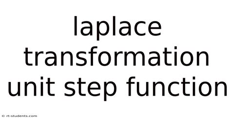 Image result for La Place for Step Function