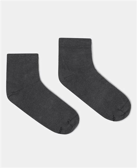 Buy Kid's Compact Cotton Stretch Solid Ankle Length Socks With ...