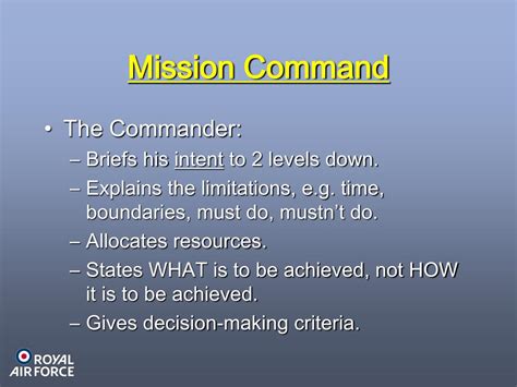 Image result for Mission Command Visualize