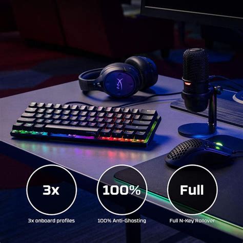 Buy HYPERX Alloy Origins RGB 60% Mechanical Gaming Keyboard (Red Linear ...