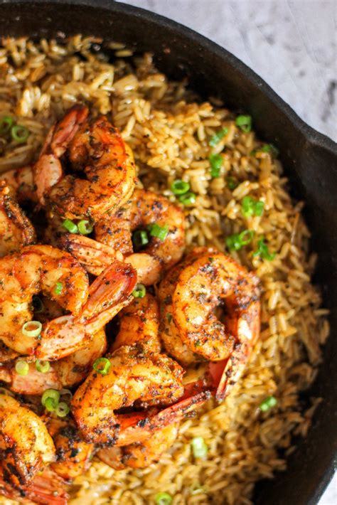 Easy One Pot Cajun Shrimp & Rice - The Seasoned Skillet | Shrimp and ...