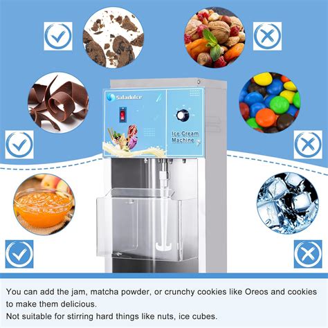 Buy Commercial Auto Ice Cream Mixer Electric Ice Cream Blender Machine ...