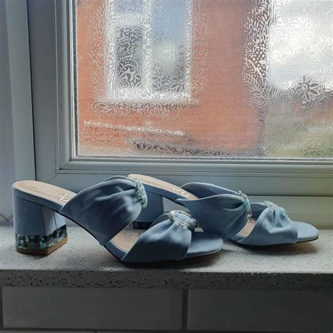 Women's Blue Sandals | Depop