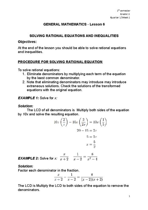 Image result for Gen Math Grade 11 Rational Function