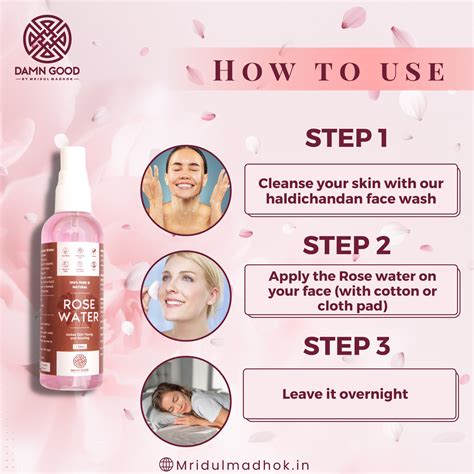 Damngood Rose Water-Natural Astringent Improves Signs of Aging