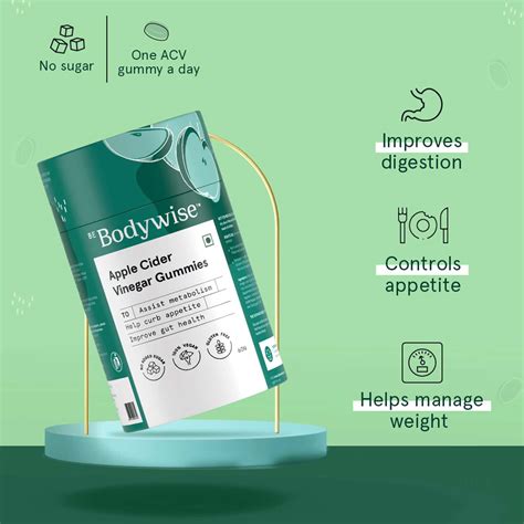 Buy BE BODYWISE APPLE CIDER VINEGAR GUMMIES 60N Online & Get Upto 60% ...
