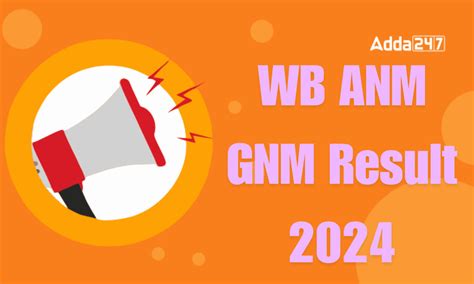 WB ANM GNM Result 2024 Out, Direct Link To Download