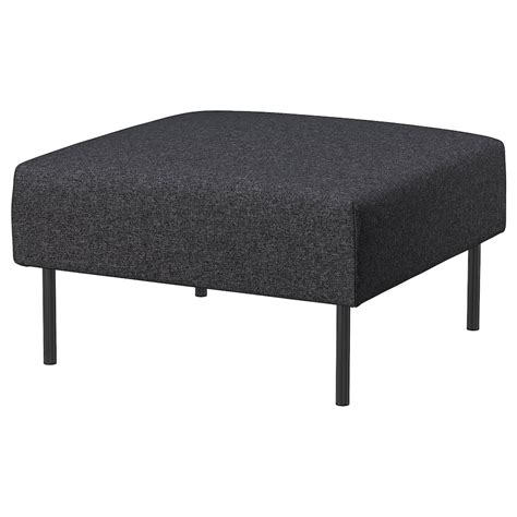 LILLEHEM 1-seat module, Gunnared dark grey/metal - IKEA