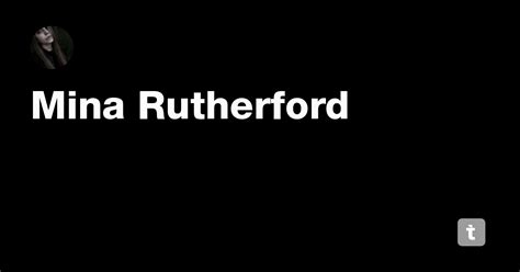 Mina Rutherford — Teletype