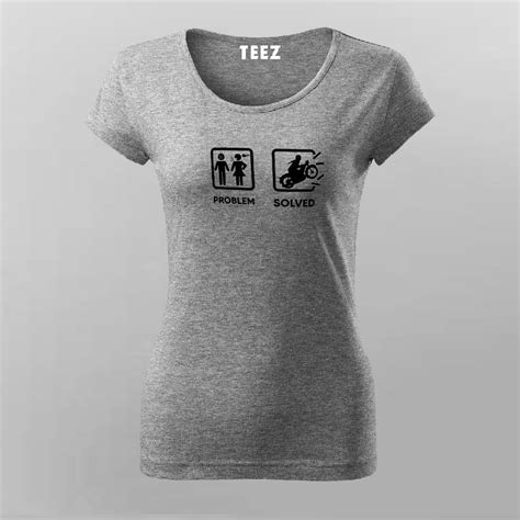 Problem Solved Women's Biker T-Shirt – TEEZ.in