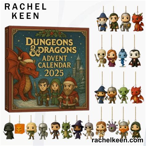 Dnd Dungeons & Dragons Advent Calendar - Rachelkeen