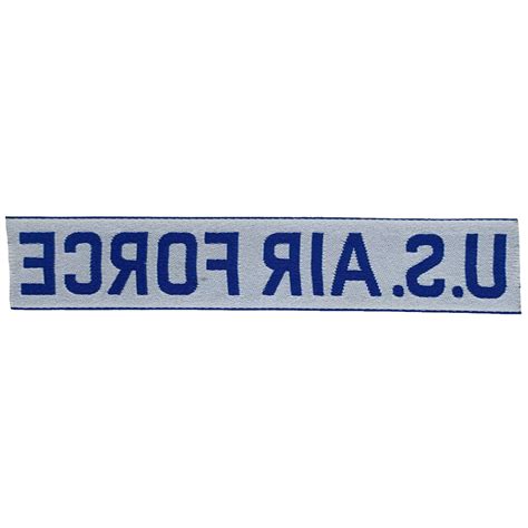 U.S. AIR FORCE VIETNAM WAR ERA TAPE WHITE ON BLUE REGULATION BRANCH PA ...