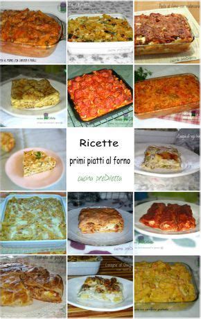 Ricette primi piatti al forno   Ricette, Pasti italiani  