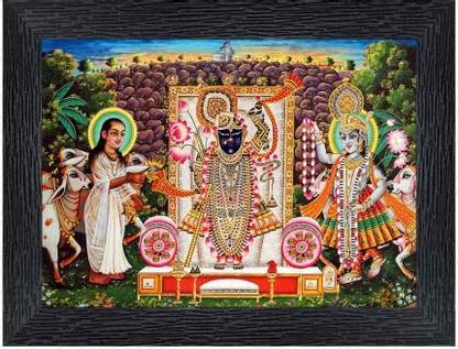 Poster N Frames shrinathji yamunaji mahaprabhuji Religious Frame Price ...