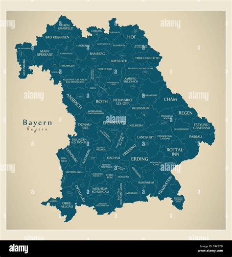 Map bavaria hi-res stock photography and images - Alamy