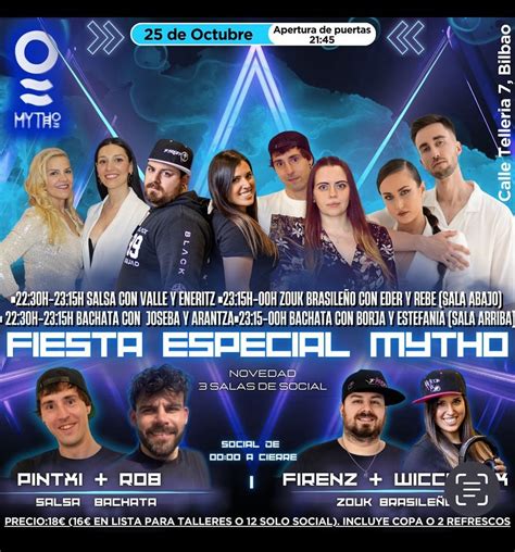 FIESTA ESPECIAL MYTHO – Sala Mytho Bilbao