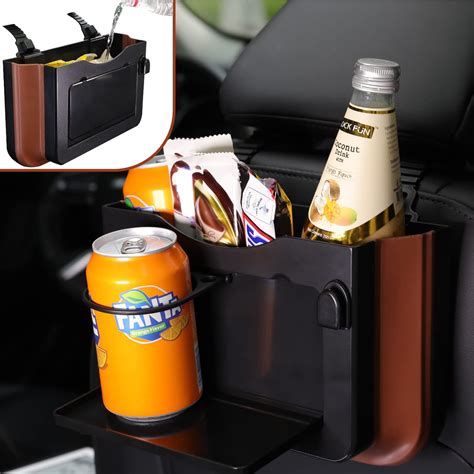 Buy FAUROREST Backseat Organizer with Cup Holders - Waterproof Car ...