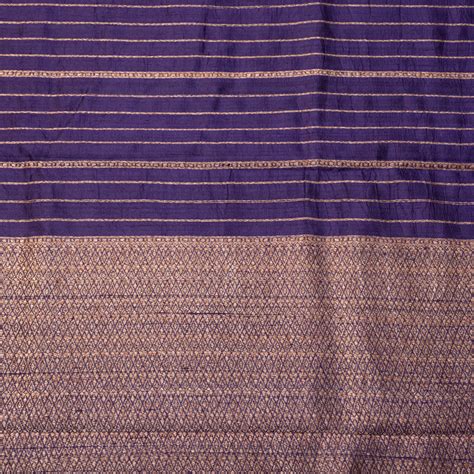 Navy Blue Banaras Raw Silk saree – Snehalayaa Silks