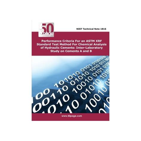 Buy Performance Criteria For an ASTM XRF Standard Test Method For ...