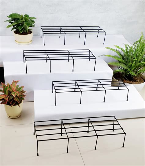 DECOWORLD | Metal Planter Stand | Plant Stand for Pots| Outdoor Plant ...