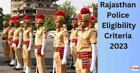 Rajasthan Police Constable Eligibility 2023: Age Limit, Qualification ...
