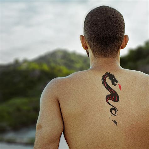 Comet Busters Black Arm Band/Back Temporary Water Tattoo Sticker (BJ17