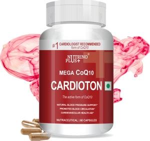 Nutrinoplus Cardioton 60 Capsules with Coenzyme Q10 & Arjuna Extract ...