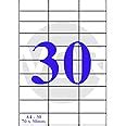VCR A4 Size White Self Adhesive Label/Sticker for Printer (Inject ...