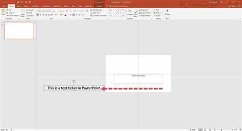 Image result for PowerPoint Scrolling Text Box