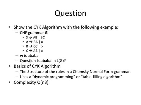 Image result for CYK Algorithm Explained