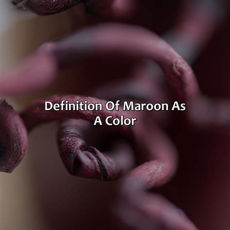 What 2 Colors Make Maroon at Phyllis Spain blog