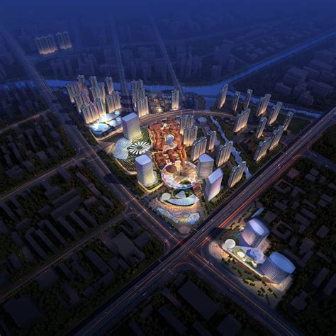 山西太原吴家堡规划3dmax 模型下载-光辉城市