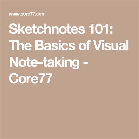 Image result for Visual Note Taking Method