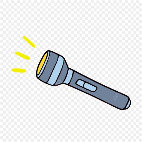 Shining Flashlight Clipart