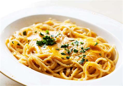Pasta With Butternut Squash Parmesan Sauce Recipe
