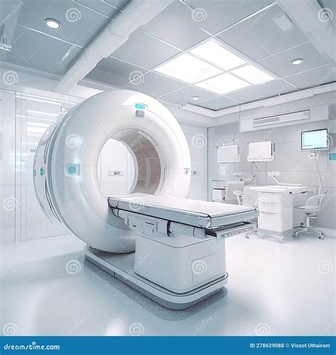 Medical CT or MRI Scan,MRI Scanner or Magnetic Resonance Imaging Scanner Machine in Hospital,AI ...