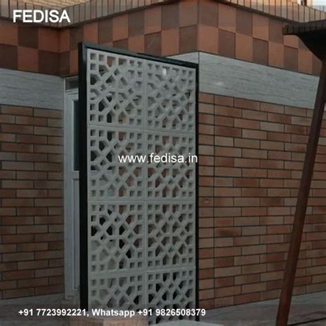 Grc Jali Modern Single Floor House Design Pooja Room Designs For Indian ...