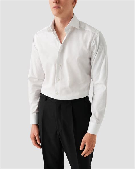 Polka Dot Elevated Pique Shirt - Eton