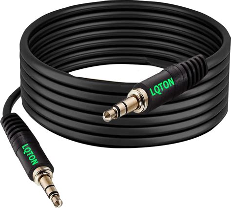AUX Cable 5 m Meter 3.5mm Stereo To 3.5mm Stereo Aux Cable For Speakers ...