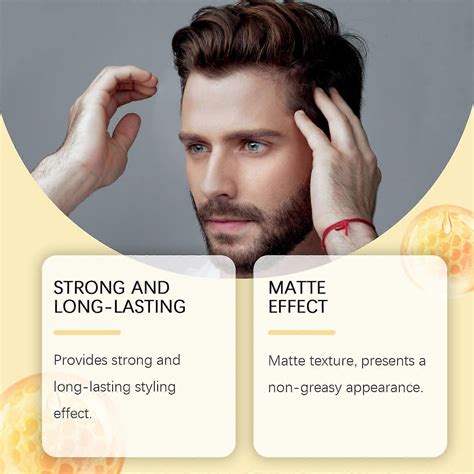 Styling Matte Hair Wax Styling Matte Hair Wax Leave-In Fluffy Hair ...