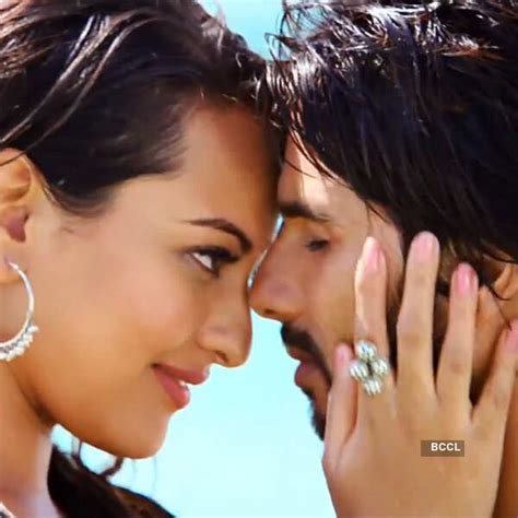 Shahid Kapoor and Sonakshi Sinha in a still from the Bollywood film R ...
