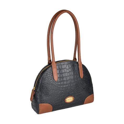 Buy Hidesign Saturn 3 Sb Black Hand Bag Online