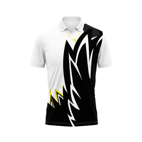 Polo Neck Printed Jersey White NP0092 – Next Print