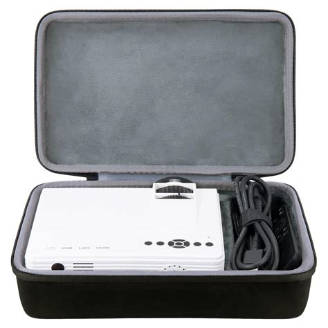 Hard Travel Case for Ragu Z400 1600 Lumens Mini Portable Projector Home ...