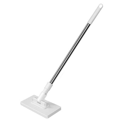 Pressure Clamping Wiper Automatic Floor Mop with Reusable Microfiber Towels No Hand Washing One ...