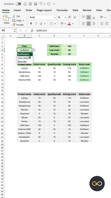Excel 365 Filter Tutorial 的图像结果