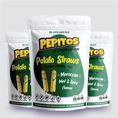 Pepitos Potato Straws Moroccan Mint and Spice Mix Flavour | XXL Super ...