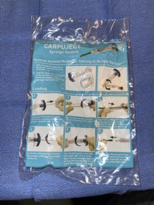 Image result for Carpuject Syringe Tutorial