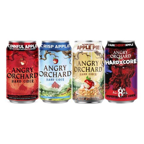Angry Orchard Hard Cider Summer Party Pack Variety, Spiked (12 fl. oz ...